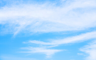 Wall Mural - beautiful blue sky with clouds.