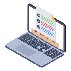 Wall Mural - edocs in isometric design