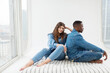 © Screen moment/Stocksy - Young Multi-Ethnic Couple Affactionately before kiss