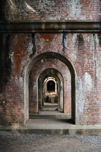 Nostalgic Tunnel Under The Brick Bridge