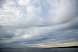 Fototapeta Morze - Cloudy sky during a storm