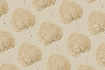 woven fan pattern