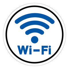 Wall Mural - Wi-Fi Symbol Sign, Vector Illustration, Isolate On White Background Label .EPS10