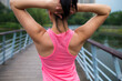 © Bo Bo/Stocksy - back view of young asian female reading to run
