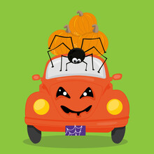 Halloween-car