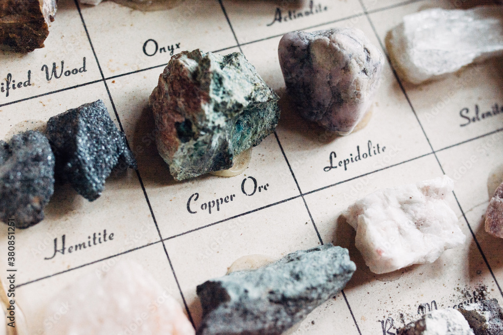 Various ore samples