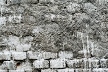 Gray Bricks Wall Background