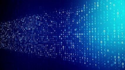 a footage of binary code