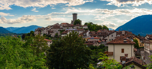 Wall Mural - Panorama Feltre Veneto