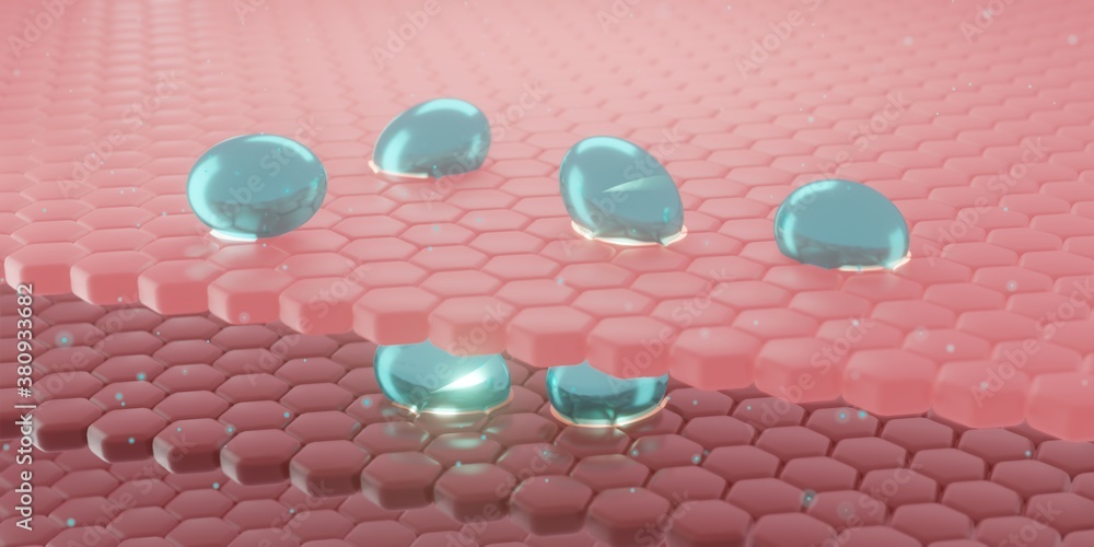 serum through the skin layer and reduce up saggy skin of the skin cell ...