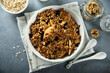 © marysckin - Traditional homemade fruit crumble with oats