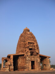 Wall Mural - Pattadakal, Paṭṭadakallu or Raktapura, is a complex of Hindu and Jain temples in northern Karnataka (India). Located on bank of Malaprabha River in Bagalakote. Worled Heritage Site