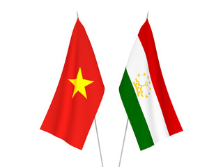 Vietnam and Tajikistan flags