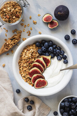 Wall Mural - Blueberry and Fig Granola Bowl