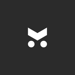 abstract m logo. m icon