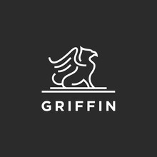 Abstract Griffin Logo. Griffin Icon