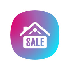 Poster - Home Sale - Button