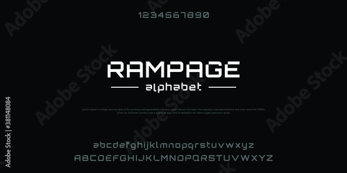 Cuadros en Lienzo Abstract modern urban alphabet fonts