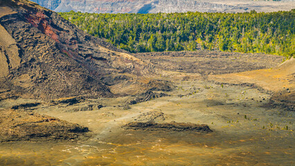 Poster - Volcanic landscape. Amazing scenery. Hawaii.