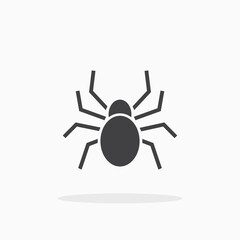 Wall Mural - Spider icon.