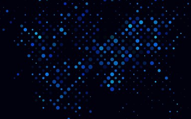 Wall Mural - Light BLUE vector layout with circle shapes. Illustration with set of shining colorful abstract circles. Pattern for ads, leaflets.
