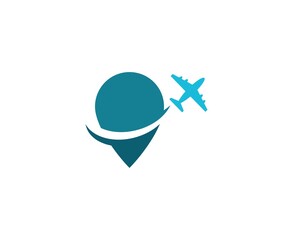 Sticker - Plane logo
