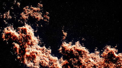 Wall Mural - universe filled with stars, deep space nebula and galaxy