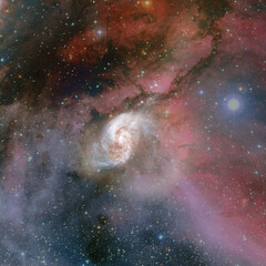 Wall Mural - deep space. elements of this image furnished by nasa