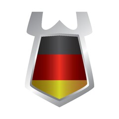 Sticker - germany flag button design