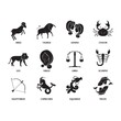 Set of horoscope icons