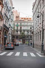 Wall Mural - street photo depicting the hustle and bustle of the city routine city life