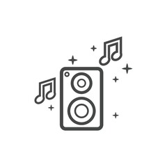 Sticker - music icon