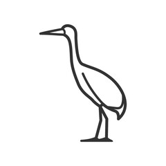 Sticker - stork