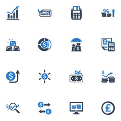 Wall Mural - Finance icons - Set 5