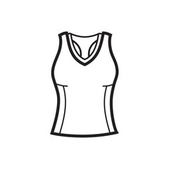 Sticker - attire for female tennis player