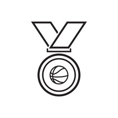 Sticker - sports medal