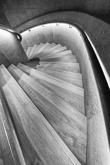 Poster - Spiral staircase, viewed from top