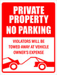 owners, away, towed, violators, business, concept, white, vector, illustration, background, icon, sign, symbol, design, parking, no, property, private