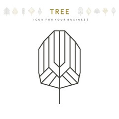 Poster - tree template design