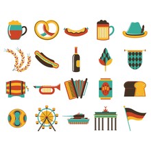 Set Of Germany Icons