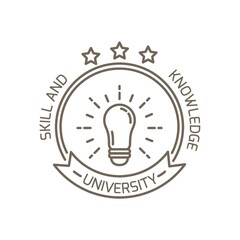 Poster - University logo element