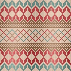 Canvas Print - Cross stitch pattern design