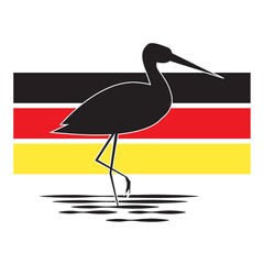 Sticker - Stork