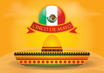 Sticker - cinco de mayo design