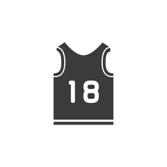 Sticker - basketball jersey