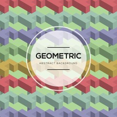 Canvas Print - geometric background design