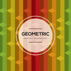 Wall Mural - geometric background design