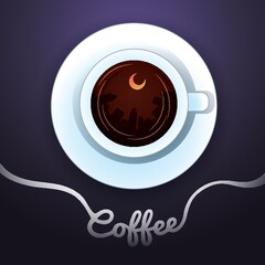 Sticker - Coffee design