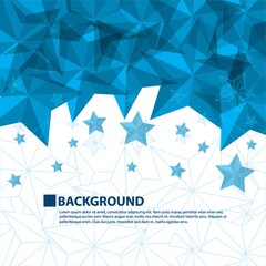 Poster - geometric background design