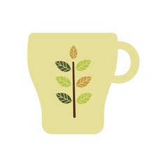 Wall Mural - Coffee cup design